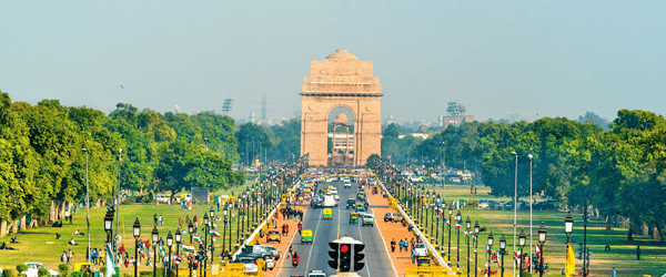 Delhi skyline
