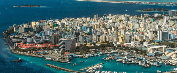 Maldives skyline